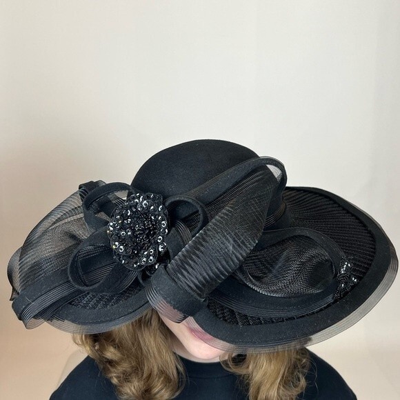 Brenda Waites Bolling church derby Easter Hat Excellent! main image 6